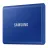 Hard disk extern Samsung 2TB Portable SSD T7 MU-PC2T0H/WW External SSD, Blue, Read 1050 MB/s, Write 1000 MB/s, Shock Resistance, USB 3.2 Gen.2