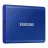 Hard disk extern Samsung 2TB Portable SSD T7 MU-PC2T0H/WW External SSD, Blue, Read 1050 MB/s, Write 1000 MB/s, Shock Resistance, USB 3.2 Gen.2