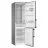 Frigider GORENJE NRC 6204 SXL5M, 361 l, No Frost, 200 cm, Argintiu, A+++