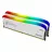 Модуль памяти KINGSTON 16GB (Kit of 2*8GB) DDR4-3200 FURY® Beast DDR4 RGB Special Edition, PC25600, 1Rx8, CL16, 1.35V, Auto-overclocking, Asymmetric WHITE heat spreader, Dynamic RGB effects featuring Kingston FURY Infrared Sync technology, Intel XMP Ready (Extrem