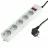 Prelungitor cu protectie GEMBIRD SPG3-B-6C, 5 SOCKETS, 1.8M, UP TO 250V AC, 16 A, SAFETY CLASS IP20, GREY