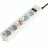 Prelungitor cu protectie GEMBIRD SPG3-B-6C, 5 SOCKETS, 1.8M, UP TO 250V AC, 16 A, SAFETY CLASS IP20, GREY
