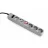 Сетевой фильтр GEMBIRD SPG6-B-6C, 6 Sockets, 1.8m, up to 250V AC, 16 A, safety class IP20, Grey