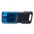 Флешка KINGSTON 256GB USB-С3.2 DATATRAVELER 80M, BLACK/BLUE, USB-C, CAP DESIGN, STYLISH SLIM PLASTIC CASING FITS, KEYRING LOOP (READ 200 MBYTE/S)