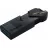 USB flash drive KINGSTON 128GB USB3.2 DataTraveler Exodia Onyx Black, Moving cap design, Sleek matte black casing, Key ring (Read 100 MByte/s, Write 12 MByte/s)