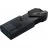 Флешка KINGSTON 128GB USB3.2 DataTraveler Exodia Onyx Black, Moving cap design, Sleek matte black casing, Key ring (Read 100 MByte/s, Write 12 MByte/s)