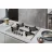 Plita incorporabila cu gaz WHIRLPOOL PMW 64D2/IXL, 4 arzatoare, Inox, Bej