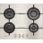 Plita incorporabila cu gaz WHIRLPOOL PMW 64D2/IXL, 4 arzatoare, Inox, Bej