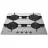 Plita incorporabila cu gaz WHIRLPOOL PMW 64D2/IXL, 4 arzatoare, Inox, Bej