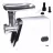 Masina de tocat carne RAF R.3368, 2500 W, 2.5 kg/min, Functie reverse, Alb