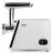 Masina de tocat carne RAF R.3368, 2500 W, 2.5 kg/min, Functie reverse, Alb