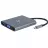 Кабель USB GEMBIRD 6-in-1: USB3 port, 4K HDMI and Full HD VGA video, stereo audio, card reader and USB Type-C PD charge support