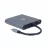 Cablu USB GEMBIRD 6-in-1: USB3 port, 4K HDMI and Full HD VGA video, stereo audio, card reader and USB Type-C PD charge support