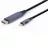 Cablu USB GEMBIRD Type-C to DisplayPort male adapter cable, space grey, 1.8 m