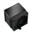 Cooler universal DEEPCOOL "AK500 ZERO DARK", (≤31.5dB, 500-1850RPM, 68.99 CFM, 120mm, 240W, 5/6mm, 1040g.)