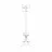 Cuier DP Venezia White, Metal, Alb