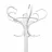 Cuier DP Venezia White, Metal, Alb
