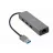 USB Hub Cablexpert A-AMU3-LAN-01, 3.0 Hub 3-port with built-in LAN port