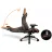 Игровое геймерское кресло Cougar OUTRIDER S, Газлифт, 120 кг, 155-190 см, Черный, Золотой