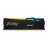 RAM KINGSTON 16GB DDR5-5200MHz Kingston FURY Beast RGB (KF552C40BBA-16), CL40-40-40, 1.25V, Intel XMP 3.0, Black