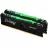 RAM KINGSTON 32GB DDR4-3600MHz FURY Beast RGB (Kit of 2x16GB) (KF436C18BBAK2/32), CL18-22-22, 1.35V,Blk