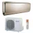 Aparat de aer conditionat GREE GWH09UB seria U-CROWN SILVER/CHAMPAGNE, DC INVERTER (+ Wi-Fi), R32, 9000 BTU, 25 m²,19 dB, Functie racire, Functie incalzire, Argintiu, Sampanie