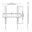 Suport perete GEMBIRD TV-WALL MOUNT FOR 32-55"-  "WM-55F-02", FIXED, MAX. 40 KG, DISTANCE TV TO WALL: 25 MM, MAX. VESA 400 X 400, BLACK