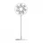 Ventilator Xiaomi Mi Smart standing Fan 2, 15 W, 35.5 cm, 3 trepte putere, Timer, Alb