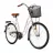 Велосипед AIST Tango 28" 1.0 слоновая кость 28 сталь 1 V-brake ножной корзина, багажник, 28",1 скорость, Слоновая кость