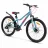 Bicicleta AIST Rosy Junior 1.1 бирюзовый 24 сталь 6 диск. механ. диск. механ. подростковый, женский, 24", 6 viteze, Turcoaza