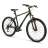 Bicicleta AIST Rocky 1.0 черно-зеленый 26 алюминий 21 V-brake V-brake аммортиз. перед. вилка, 26", 21 viteze, Negru, Verde