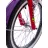Bicicleta AIST LILO 16 (ДЕВОЧКА) БОРДОВЫЙ С ФИОЛЕТОВЫМ 16 СТАЛЬ 1 V-BRAKE НОЖНОЙ МЕТАЛ. КРЫЛЬЯ, БАГАЖНИК, КОРЗИНА, БОКОВЫЕ КОЛЕСА, 16", 4-7 ani, 1 viteza, Bordo, Violet