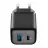 Incarcator Cellular Line Wall Charger GAN Cellularline, 2 Ports, PD + USB, 30W, Black