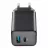 Incarcator Cellular Line CELLULARLINE, 2 PORTS, PD + USB, 45W, BLACK