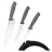 Cutit Rondell Knife Set Rondell RD-459Tip cuțit: Set de Cuțite Material lama: Oțel inoxidabil Material mâner: Plastic Lungime lama: 20; 12,7; 9 cmColectie: Kroner Numărul de piese în set: 4 Set: Set de 3 cuțite cu ascuțitor de cuțite, 20, 12, 9, 7 cm, Inox, Gri