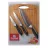 Set cutite Rondell RD-462, 18, 12, 9, 7 cm , Otel inoxidabil, Negru