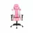 Fotoliu Gaming Havit GC932, Headrest & Lumbar cushion, 2D Armrest, 166 degrees, Pink, Gazlift, 120 kg, 127-135 cm, Roz, Alb