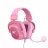 Игровые наушники Havit H2002d, 53mm driver, 20-20kHz, 64 Ohm, 110dB, 1.7m, 3.5mm, Pink