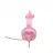 Игровые наушники Havit H2233d, 50mm driver, 20-20kHz, 20 Ohm, 100dB, 2.2m, 3.5mm+USB, RGB, Pink+Ears.