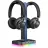 Gaming Headset Stand Havit GamiTH650, 270x150x100mm, 2xUSB 2.0, RGB, Cable organizer