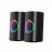 Колонка Havit SK212, 2x2.5" drivers, 2x3W RMS, 4Ohm, 3.5mm/BT, RGB, Black