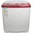 Masina de spalat rufe semiautomata Milano FWT701 PA Red, 6.5 kg, 1350 RPM, 2 programe, Alb, Rosu, A