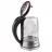 Ceainic electric VITEK VT-7009, 1.7 l, 2200 W, Sticlă, Transparent, Negru