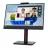 Monitor LENOVO 23.8" IPS LED ThinkVision T24v-30 Conference Monitor Black (4ms, 1000:1, 250cd, 1920x1080, 178°/178°, VGA, HDMI, DisplayPort, IR + RGB camera 2.0Mpx, Mic, Speakers 2 x 3W, Audio Line-Out, USB Hub: 4 x USB3.2, Height Adjustment, Pivot, VESA)