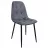 Scaun DP M-01-3 HLR-21 GREY VELVET, Catifea, Gri