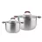 Set cratite Rondell RDS-822, 3.3 l, 5.6 l, 20 cm, 24 cm, Inox,