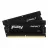 RAM KINGSTON 32GB DDR5-6000MHZ SODIMM FURY IMPACT (KIT OF 2X16GB) (KF560S38IBK2-32), CL38, 1.35V, BLACK