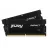 RAM KINGSTON 32GB DDR5-6000MHz SODIMM FURY Impact (Kit of 2x16GB) (KF560S38IBK2-32), CL38, 1.35V, Black