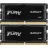 RAM KINGSTON 32GB DDR5-6000MHZ SODIMM FURY IMPACT (KIT OF 2X16GB) (KF560S38IBK2-32), CL38, 1.35V, BLACK