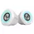 Boxa EDIFIER GAMING G1000 WHITE, RMS 2X2.5W, BLUETOOTH V5.3, 12 LIGHT EFFECTS ENHANCE THE GAMING EXPERIENCE, BLUETOOTH/USB SOUND CARD/AUX INPUT AVAILABLE